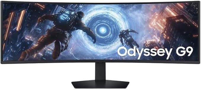 Monitor Samsung Gamer Odyssey Oled G9 Tela Curva 49 Polegadas - Preto