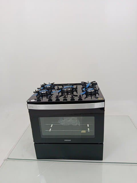 Miniatura 1 de Fogao Itatiaia Itaglass Plus 5 Bocas Mesa De Vidro - Preto