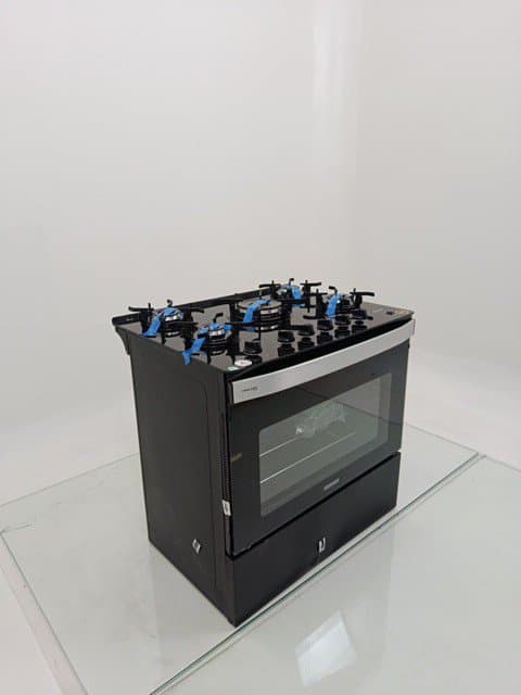 Miniatura 2 de Fogao Itatiaia Itaglass Plus 5 Bocas Mesa De Vidro - Preto