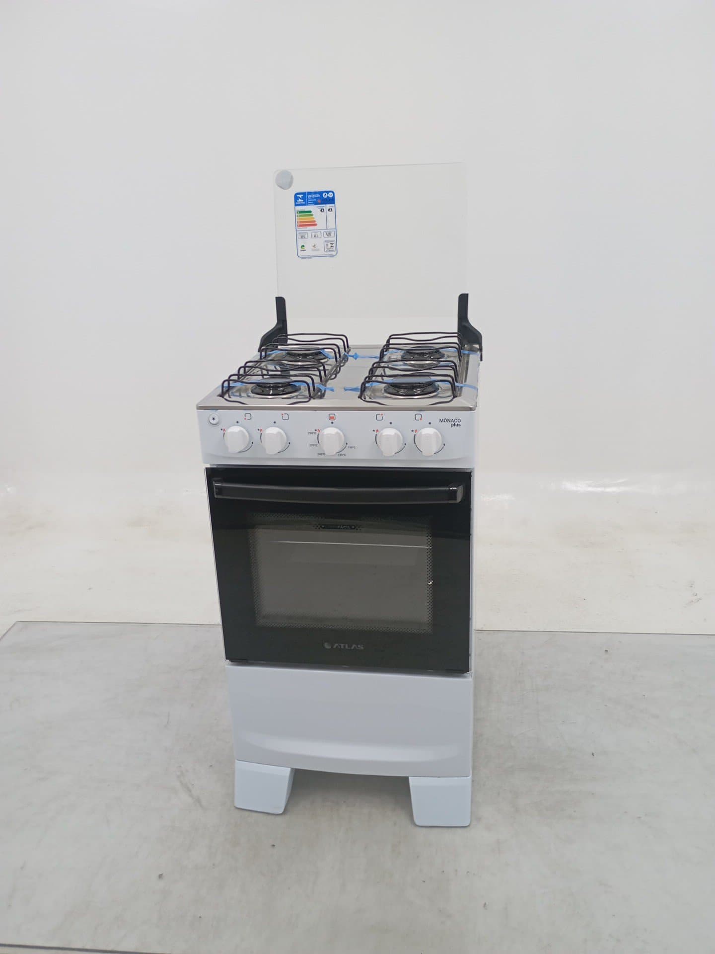 Miniatura 1 de Fogao Atlas Fogao Gas 4q Monaco Plus Bco 25 - Branco