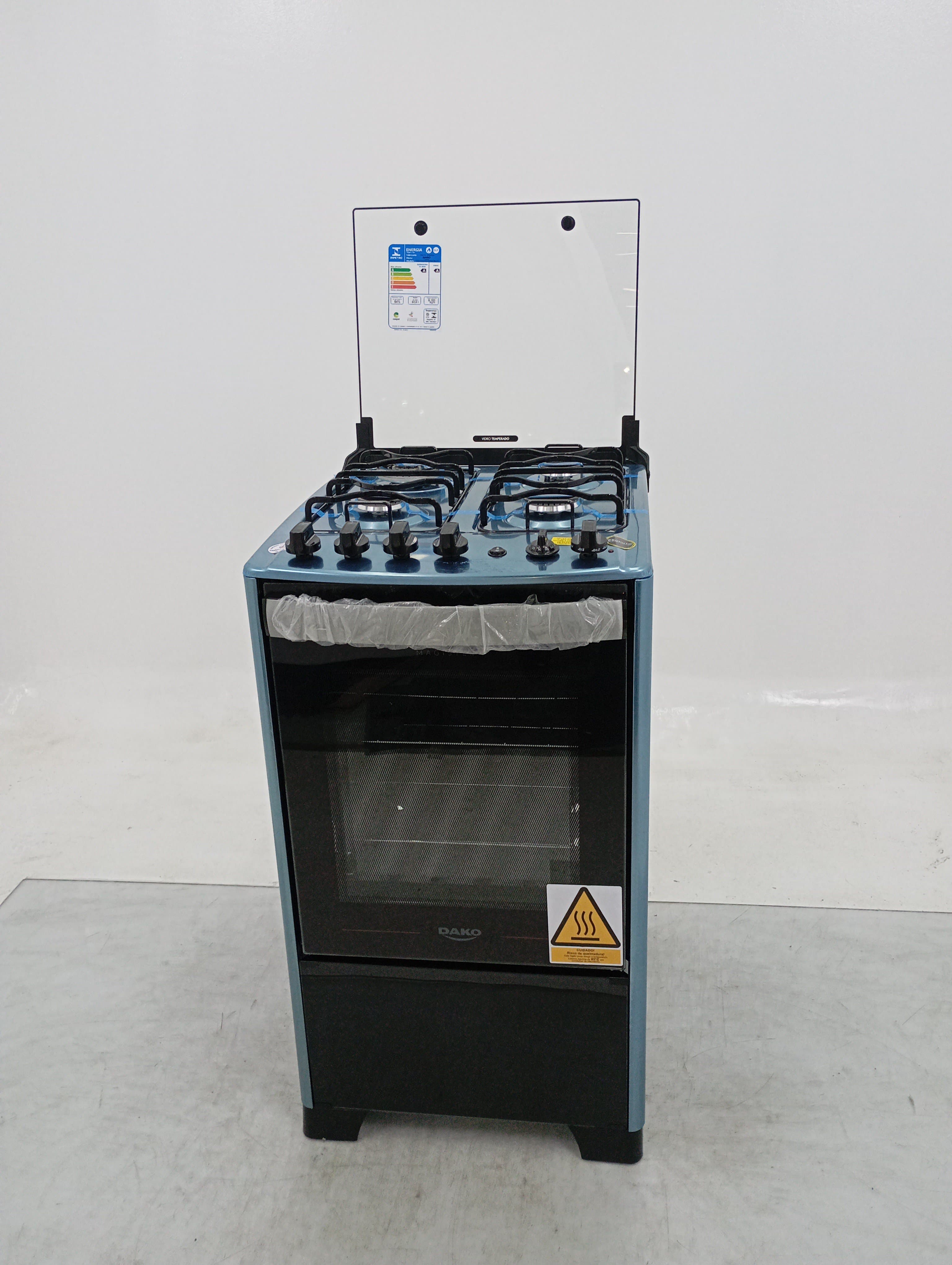 Miniatura 1 de Fogao Atlas Fogao Gas 4q Magister Inox Grill Pto