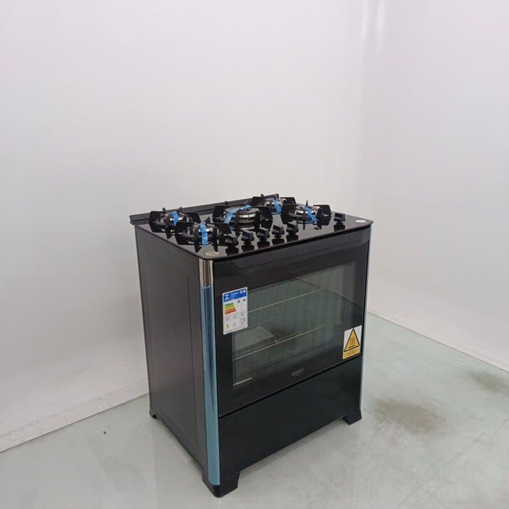 Miniatura 2 de Fogao Dako 5 Bocas Mesa De Vidro Magister - Preto