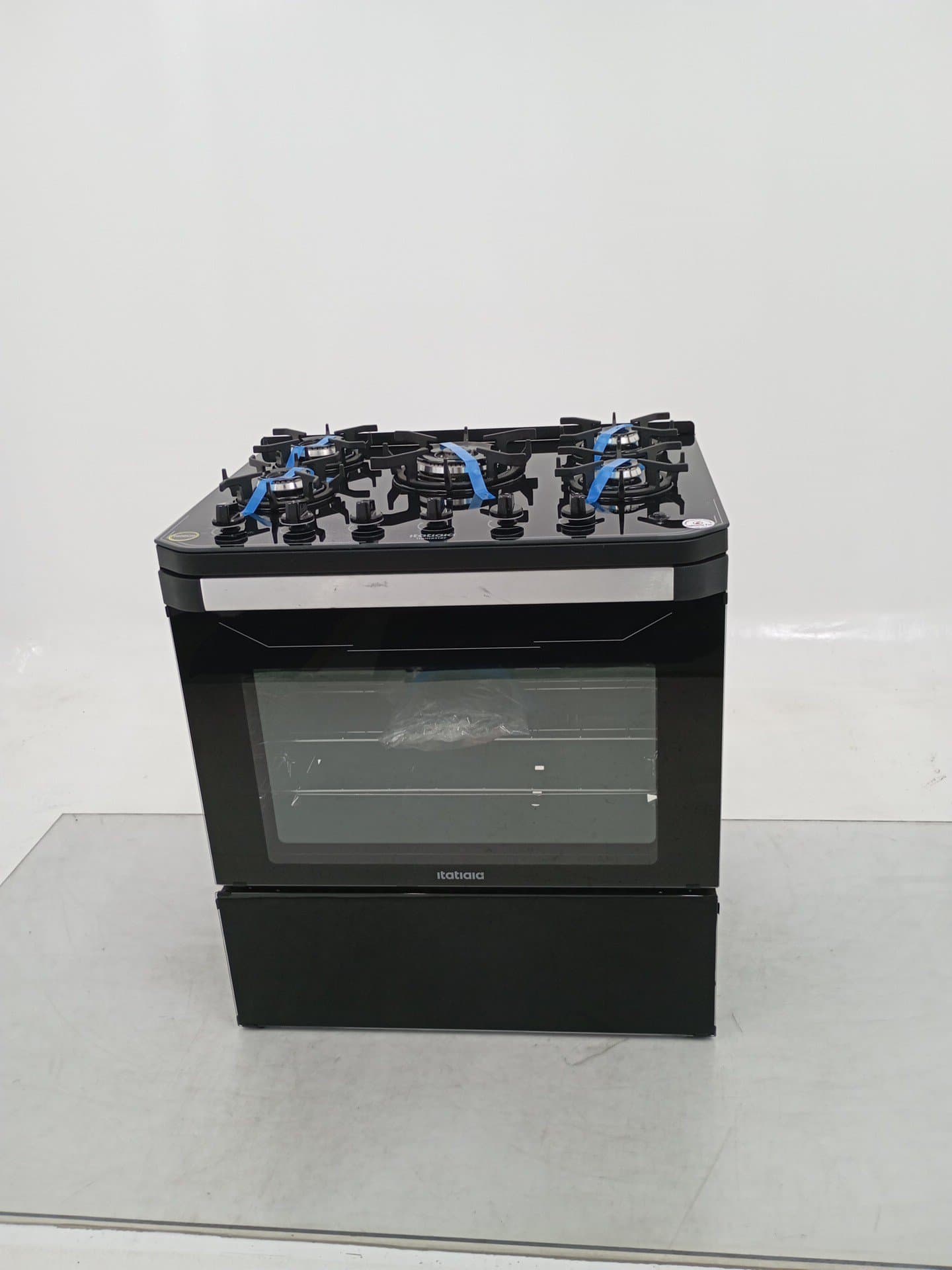 Miniatura 1 de Fogao Itatiaia Preto - Itamaster 5 Bocas Mesa De Vidro