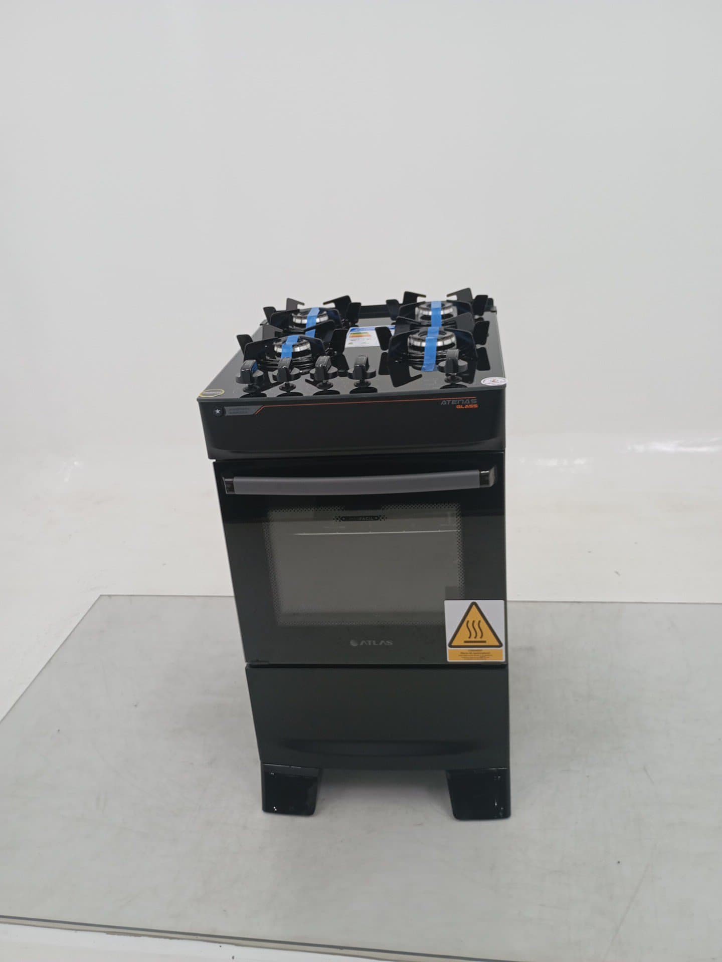 Miniatura 1 de Fogao Atlas Fogao Gas 4q Atenas Glass Pto 26
