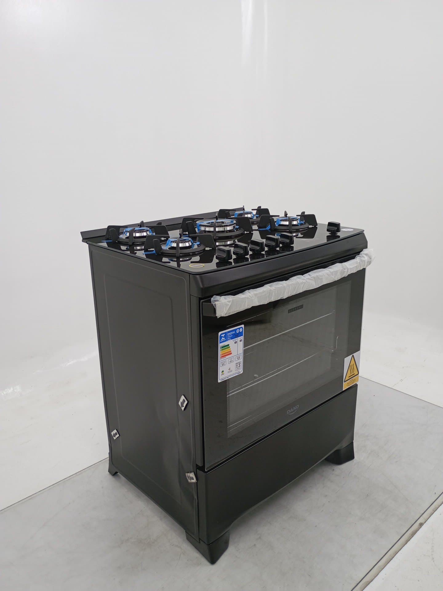 Miniatura 2 de Fogao Atlas - Fogao Gas 5q Supreme Black Glass Pto 25