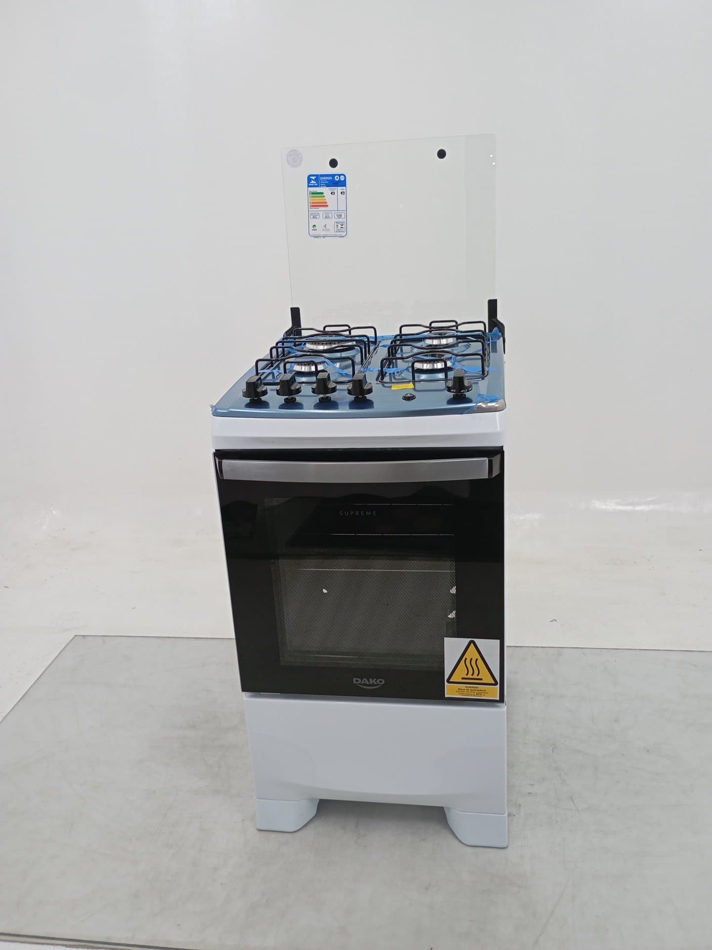 Miniatura 1 de Fogao Atlas Branco - 4 Bocas Sumpre Mesa Inox