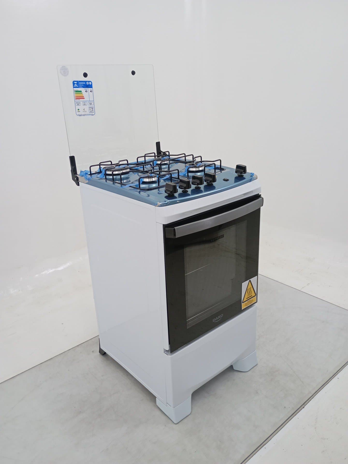 Miniatura 2 de Fogao Atlas Branco - 4 Bocas Sumpre Mesa Inox